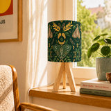 Folkloric 60s Scandi Retro Dresser: Vintage Steel Frame Fabric Storage