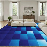 Large Area Rug Floor Carpet (4:3) bwhanddrawnfishes Vibrant03 retro05 70styedyepattern retro03medium