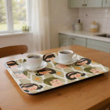 Large Atomic Retro 60s Serving Tray – Midcentury Dinner Lap Tray - Groß (43 x 33 cm) - Trays