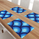 Mid-Century Modern 70s Wooden Tripod Floor Lamp: Retro Peacock Pattern - retro floor lamps