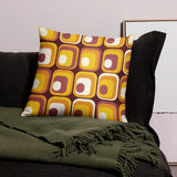 Mid Century Modern Bean Bag Chair Cover – Retro 70s Vintage Lounge Seat - retro bean bag