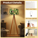 Mid-Century Modern Tripod Lamp – Retro Nordic Floor Light Smart LED Control - retro floor lamps