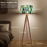Mid-Century Modern Tripod Lamp – Retro Nordic Floor Light Smart LED Control - retro floor lamps