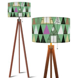 Mid-Century Modern Tripod Lamp – Retro Nordic Floor Light Smart LED Control - US Plug - retro floor lamps