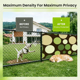 Mid-Century Outdoor Privacy Screen – Retro Bubbles Balcony Cover - Retro Privacy Screen