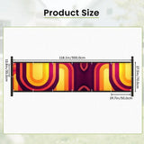 Mid-Century Outdoor Privacy Screen – Waterproof Balcony Cover - Retro Privacy Screen
