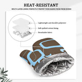Midcentury 60s Modern Oven Mitts – Heat Resistant Silicone Pair - retro kitchen
