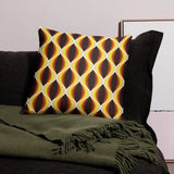 Midcentury 70s Retro Blackout Curtains: Bold Vibrant Honeycomb Pattern - retro curtains