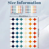 Midcentury Bubble Design Duvet Cover Set: 70s Retro Full Size Microfiber - retro bedding