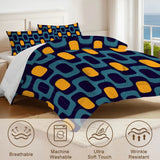 Midcentury King Size Comforter Set – Retro 3 Piece Bedding - Bedding - retro
