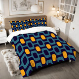 Midcentury King Size Comforter Set – Retro 3 Piece Bedding - Bedding - retro
