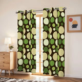 Midcentury Modern Blackout Curtains: 70s Retro Multi Sizes Drapes - retro curtains