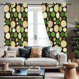 Midcentury Modern Blackout Curtains: 70s Retro Multi Sizes Drapes - retro curtains