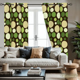 Midcentury Modern Blackout Curtains: 70s Retro Multi Sizes Drapes - retro curtains