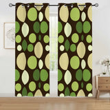 Midcentury Modern Blackout Curtains: 70s Retro Polka Dots Multi Sizes - 50’’x84’’x2pcs - retro curtains
