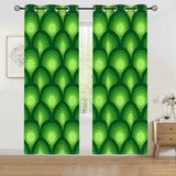 Midcentury Modern Peacock Eye Blackout Curtains: 70s Retro Multi Sizes - 50’’x84’’x2pcs - retro curtains