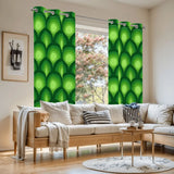 Midcentury Modern Peacock Eye Blackout Curtains: 70s Retro Multi Sizes - retro curtains