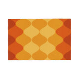 Midcentury Modern Placemats – Double Sided Reusable Retro Table Mats - retro table linen