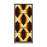Midcentury Modern Retro 70s Dresser – Lightweight 4-Drawer Storage Unit - One Size - retro dresser