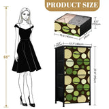 Midcentury Modern Retro 70s Dresser – Polka Dots 4-Drawer Storage Unit - One Size - retro dresser