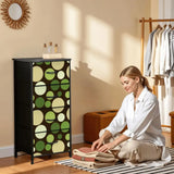 Midcentury Modern Retro 70s Dresser – Polka Dots 4-Drawer Storage Unit - One Size - retro dresser