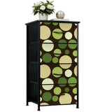 Midcentury Modern Retro 70s Dresser – Polka Dots 4-Drawer Storage Unit - One Size - retro dresser