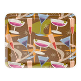 Midcentury Modern Serving Tray – Large 50s Retro Plastic Dinner Tray - Groß (43 x 33 cm) - Trays