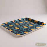 Midcentury Modern Serving Tray – Large Retro Plastic Dinner Tray - Groß (43 x 33 cm) - Trays