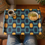 Midcentury Modern Serving Tray – Large Retro Plastic Dinner Tray - Groß (43 x 33 cm) - Trays