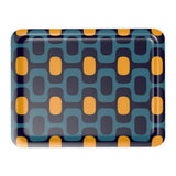 Midcentury Modern Serving Tray – Large Retro Plastic Dinner Tray - Groß (43 x 33 cm) - Trays