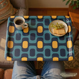 Midcentury Modern Serving Tray – Large Retro Plastic Dinner Tray - Groß (43 x 33 cm) - Trays
