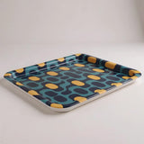 Midcentury Modern Serving Tray – Large Retro Plastic Dinner Tray - Groß (43 x 33 cm) - Trays