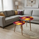 Midcentury Retro 70s Throw Pillow Cover – Vintage Pattern Accent - retro ads