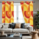 Multi Sizes Blackout Curtains - 70 Retro 60s Mid-Century Modern Panels - retro curtains