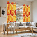Multi Sizes Blackout Curtains - 70 Retro 60s Mid-Century Modern Panels - retro curtains