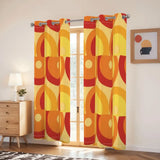 Multi Sizes Blackout Curtains - 70 Retro 60s Mid-Century Modern Panels - retro curtains