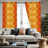 Multi Sizes Retro 70s Blackout Curtains - Midcentury Modern Decor - retro curtains