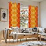 Multi Sizes Retro 70s Blackout Curtains - Midcentury Modern Decor - retro curtains