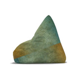 OMBRÉ Bean Bag Chair Cover | Cozy Floor Seating in 2 Sizes | Nature Calming Wabisabi Japandi Decor Gift | Blue Green