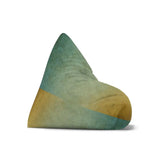 OMBRÉ Bean Bag Chair Cover | Cozy Floor Seating in 2 Sizes | Nature Calming Wabisabi Japandi Decor Gift | Blue Green