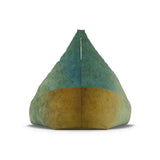 OMBRÉ Bean Bag Chair Cover | Cozy Floor Seating in 2 Sizes | Nature Calming Wabisabi Japandi Decor Gift | Blue Green