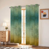 Ombré Earthy Tones Floor Lamp - Retro Nordic Wooden Tripod Light - retro floor lamps