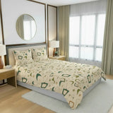 Retro 1960s Midcentury Bedding Set – Soft Quilt Cover in 4 Sizes - retro bedding