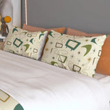 Retro 1960s Midcentury Bedding Set – Soft Quilt Cover in 4 Sizes - retro bedding