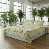 Retro 1960s Midcentury Bedding Set – Soft Quilt Cover in 4 Sizes - retro bedding
