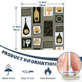 Retro 50s 60s Atomic Kitchen Wall Panel Kit: Waterproof Stick & Peel Tiles - retro wallpaper