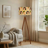 Retro 60s Atomic Tripod Floor Light – Nordic Midcentury LED Lamp with Remote - retro floor lamps