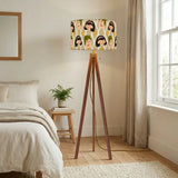 Retro 60s Atomic Tripod Floor Light – Nordic Midcentury LED Lamp with Remote - retro floor lamps