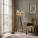 Retro 60s Atomic Tripod Floor Light – Nordic Midcentury LED Lamp with Remote - retro floor lamps