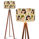Retro 60s Atomic Tripod Floor Light – Nordic Midcentury LED Lamp with Remote - US Plug - retro floor lamps